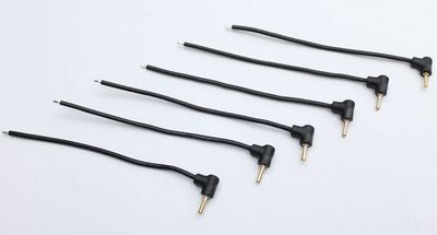 2.0mm Bullet Plugs w/Molded in Grip Pig Tails (6 pcs)