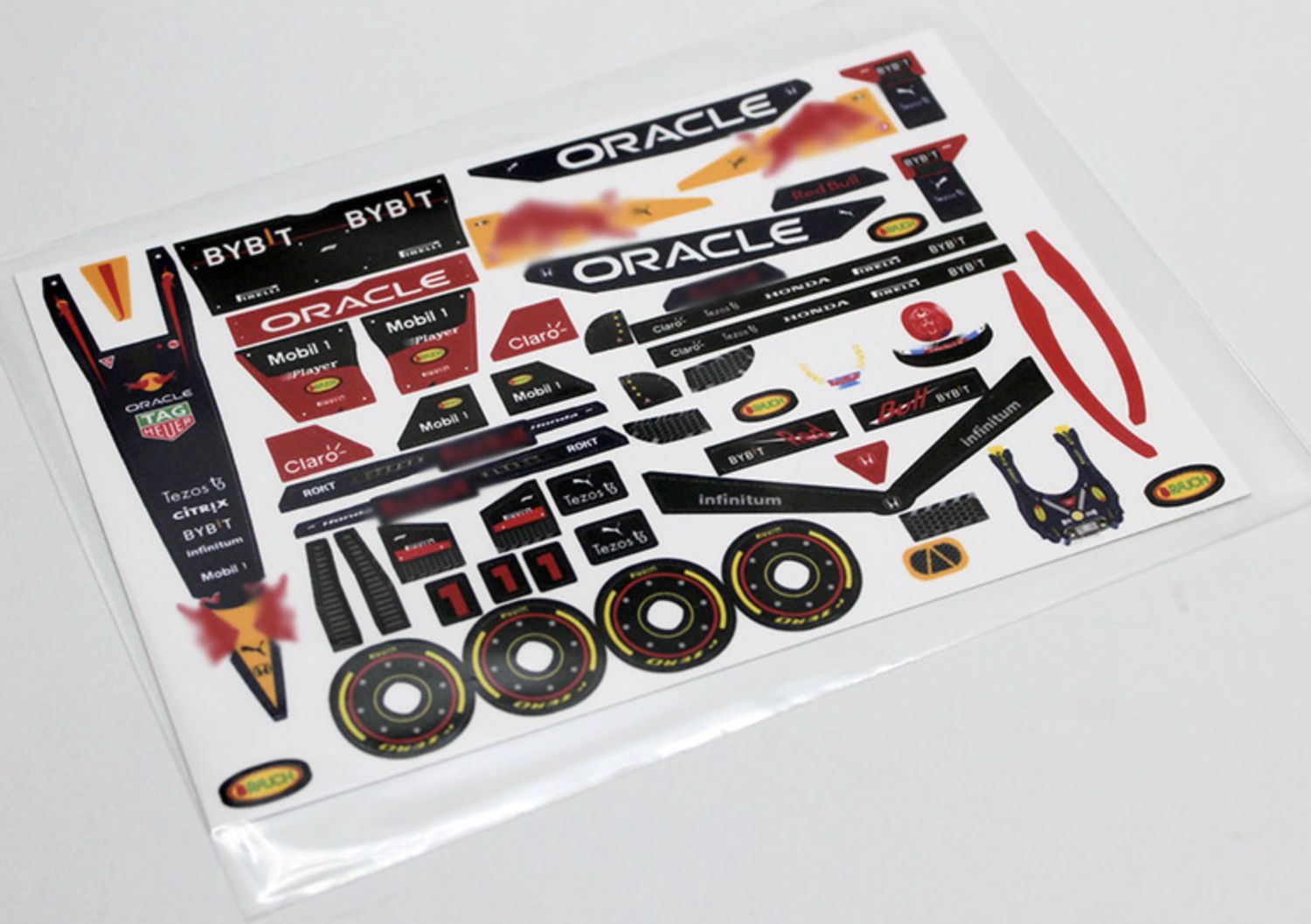 FX28 Decal Set, Option: Oracle Red Bull Racing