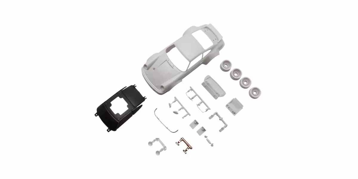 Porsche 934 RSR White Body Set w/Wheels