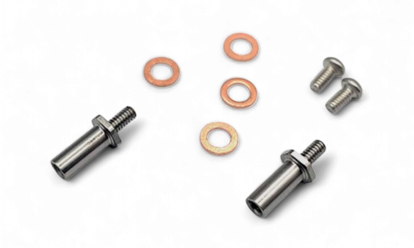 Titanium Reverse Thread Adjustable Front Axles