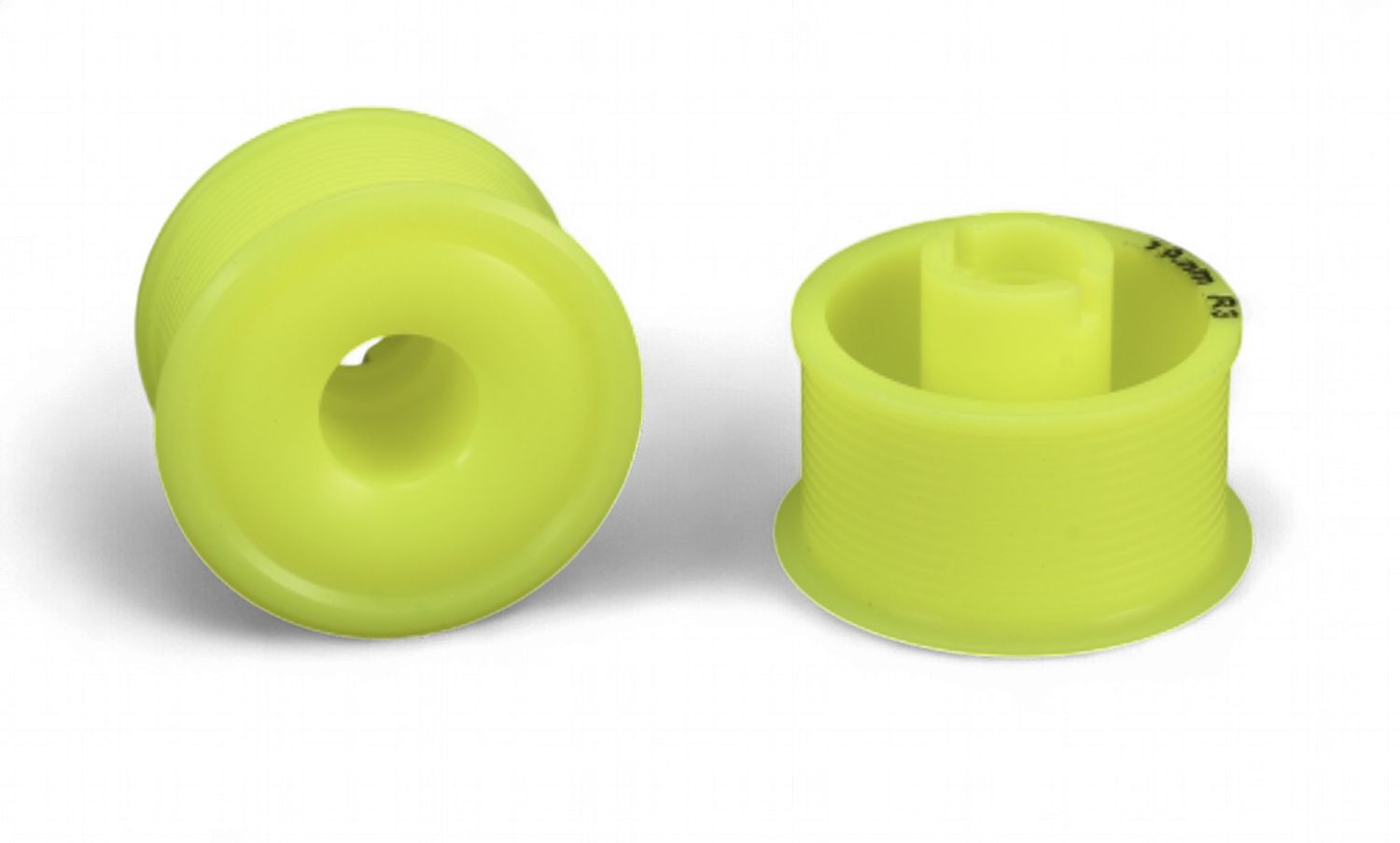 Mini-Z 2WD Machine Delrin Cut Yellow Formula 11x19mm Flanged Wheel R3