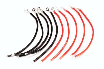 Mini-Z Silicon Motor Wire Black &amp; Red (5 Pairs)