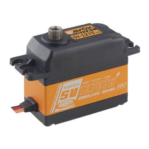 High Voltage Coreless Digital Servo with Soft Start, 0.10sec / 624.9oz @ 8.4V