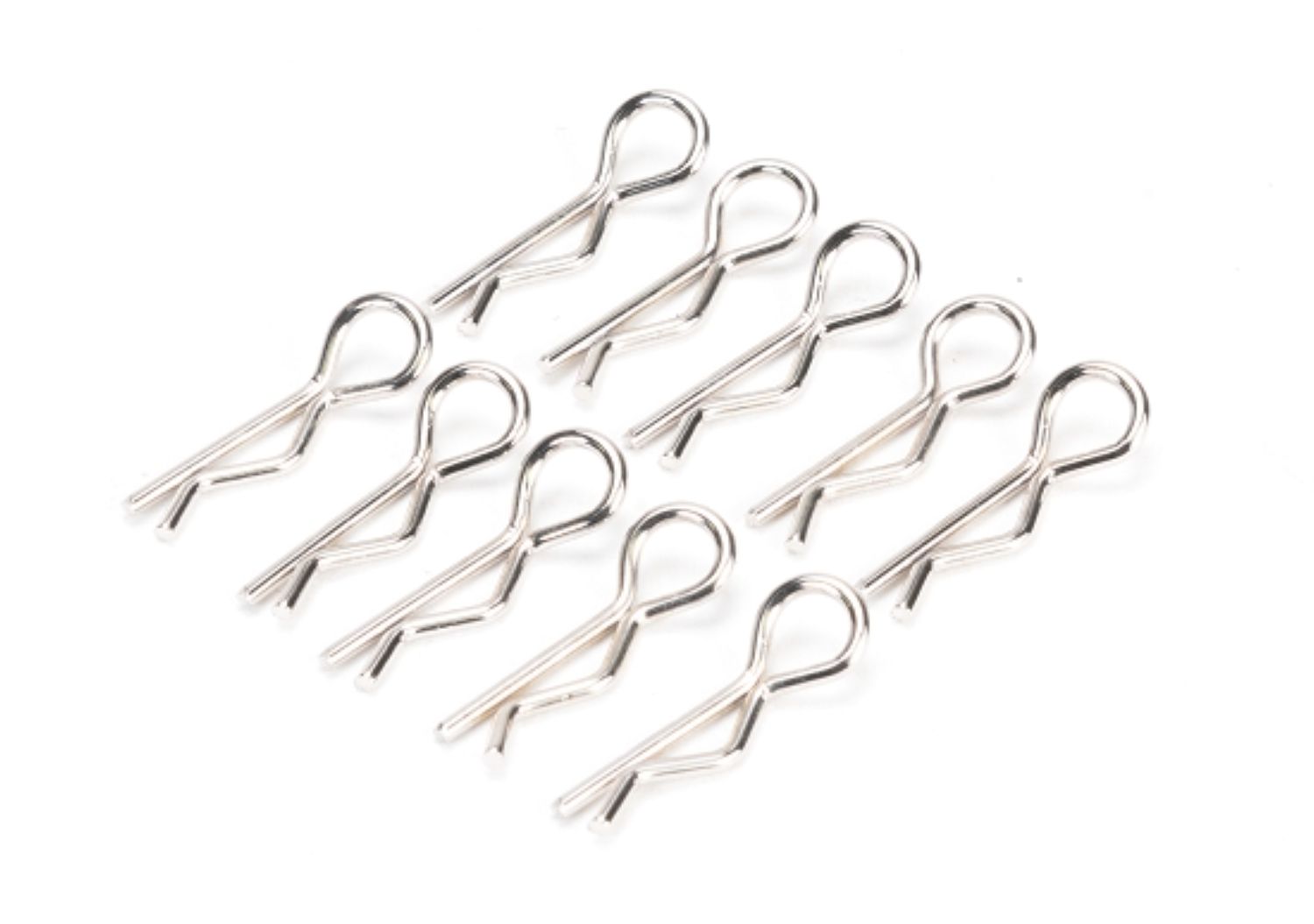 Mini Ultra Body Clip 10 pcs. (Silver)