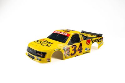 LE Pre-Painted/Cut Riggs #34 Body for Losi NASCAR