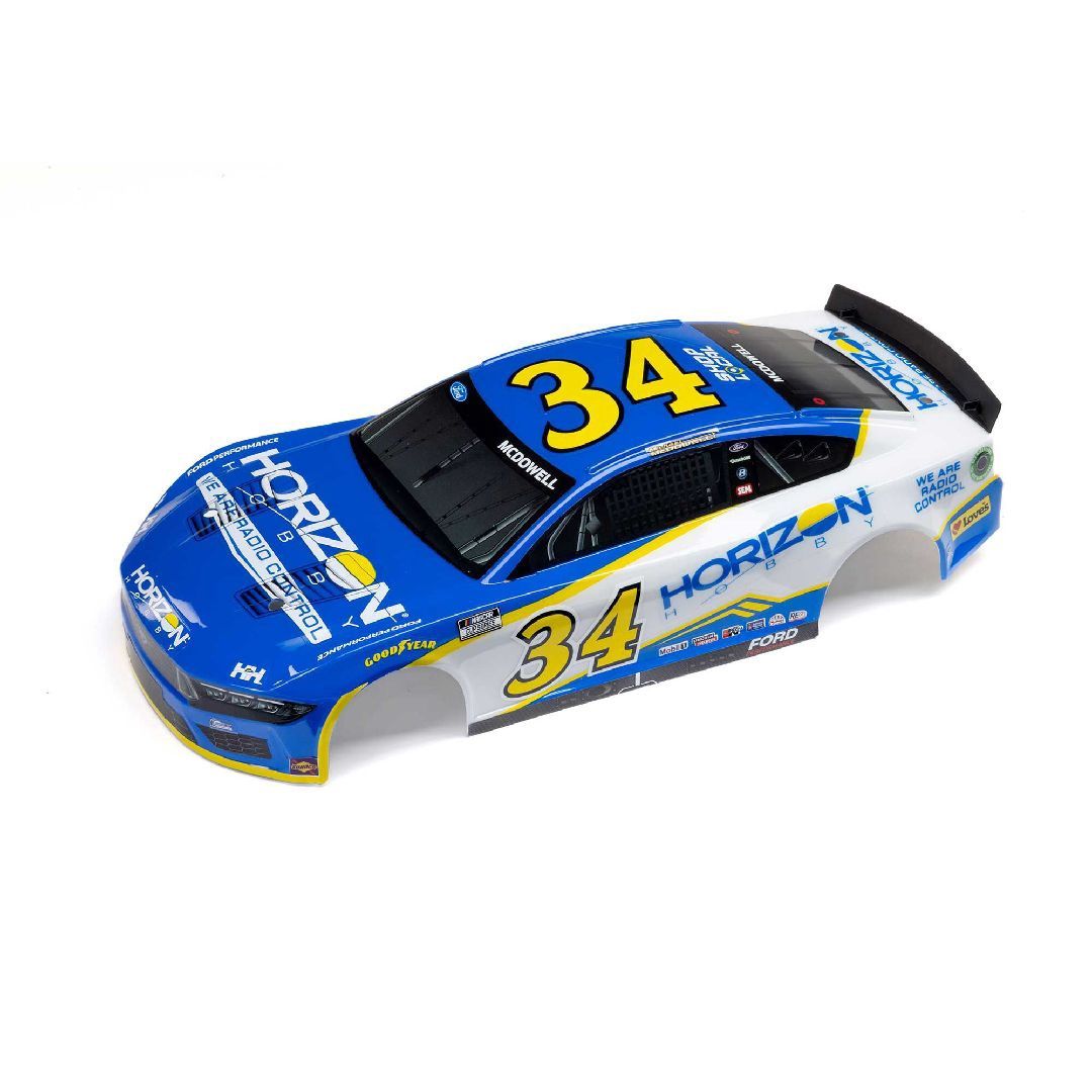 NASCAR GROM Body, Option: McDowell #34 Horizon Hobby 2024