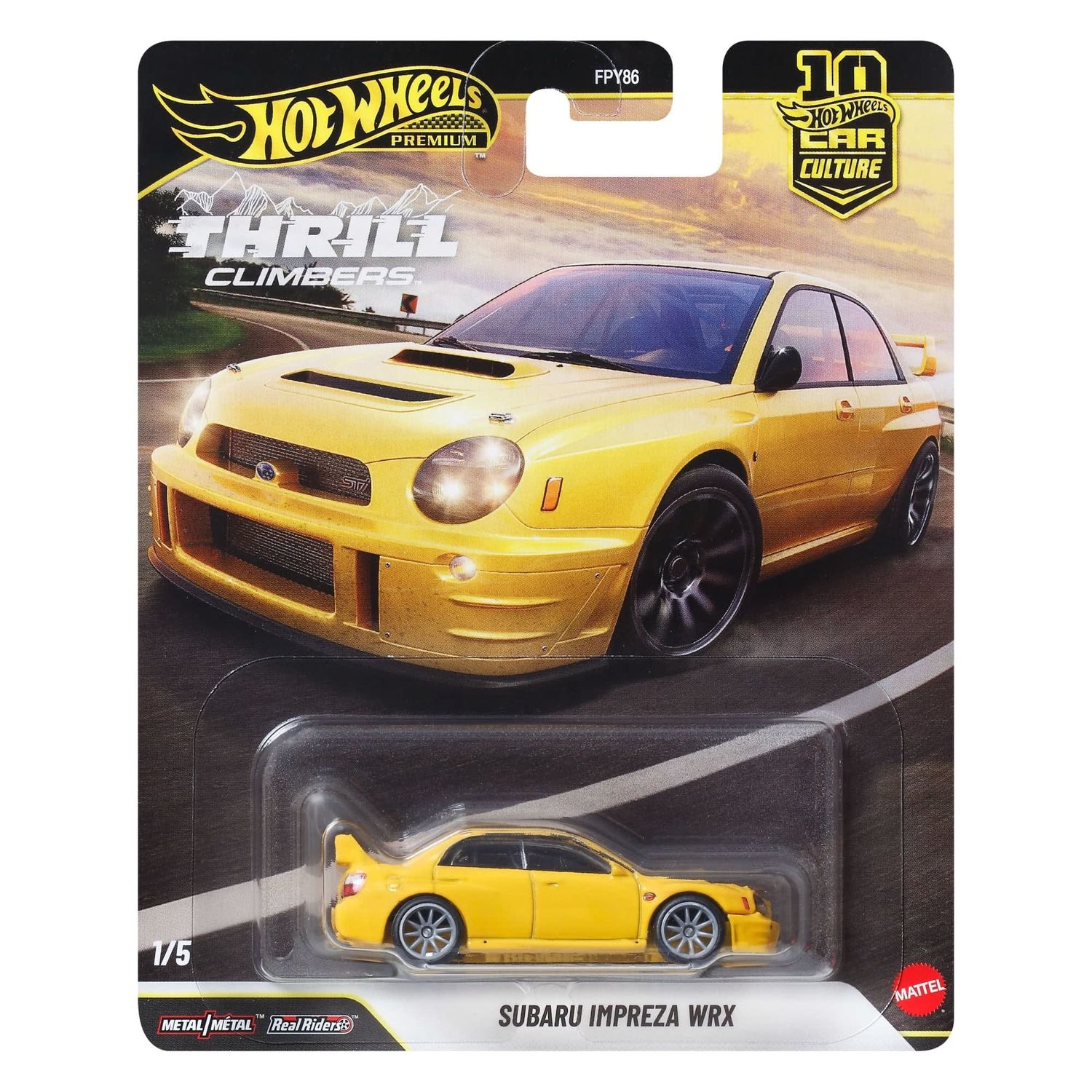 Hot Wheels Premium - Car Culture - Subaru Impreza WRX