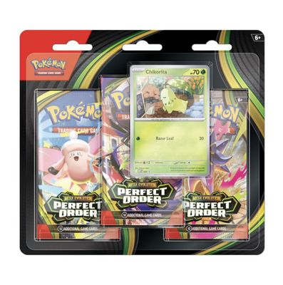 Mega Evolution Perfect Order 3-Pack Blister