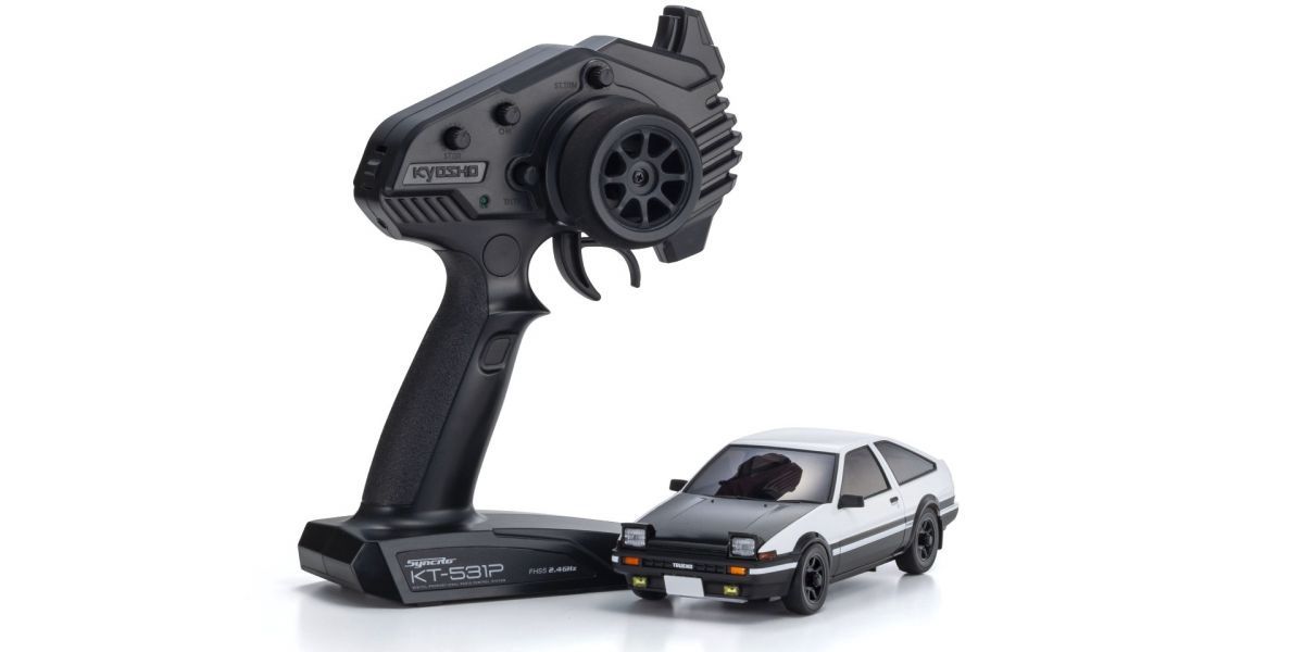 Mini-Z AWD Toyota Sprinter Trueno AE86 "Initial D" Project D Final Version