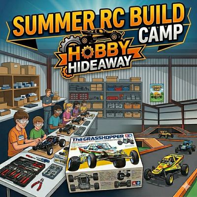 Summer RC Build Camp: Build &amp; Drive Your Own Tamiya Grasshopper!  Dates: July 27th – July 31st, 2026