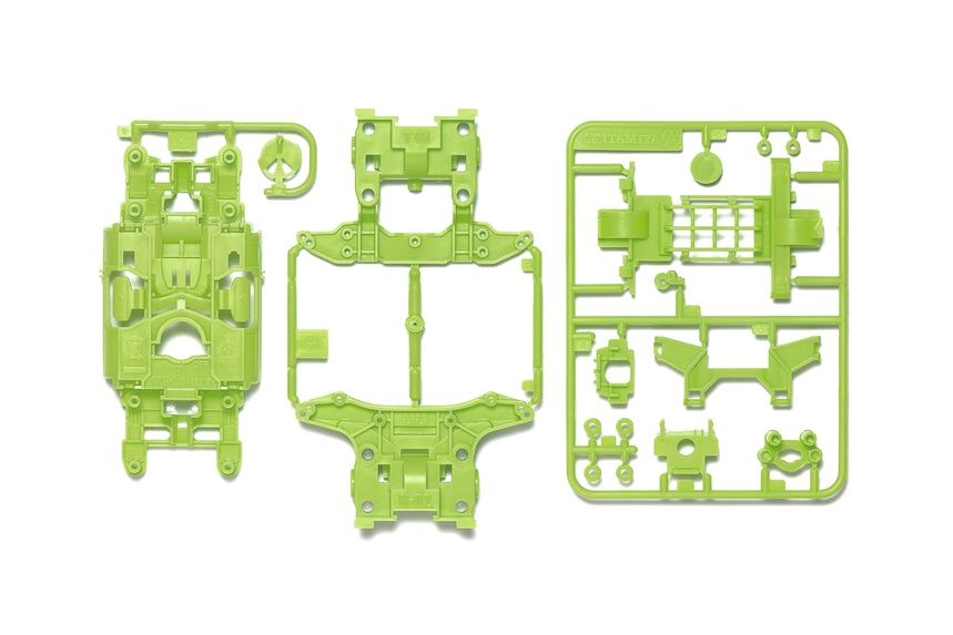 MS Chassis Set (Yellow-Green) Mini 4WD Station