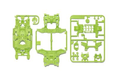 MS Chassis Set (Yellow-Green) Mini 4WD Station