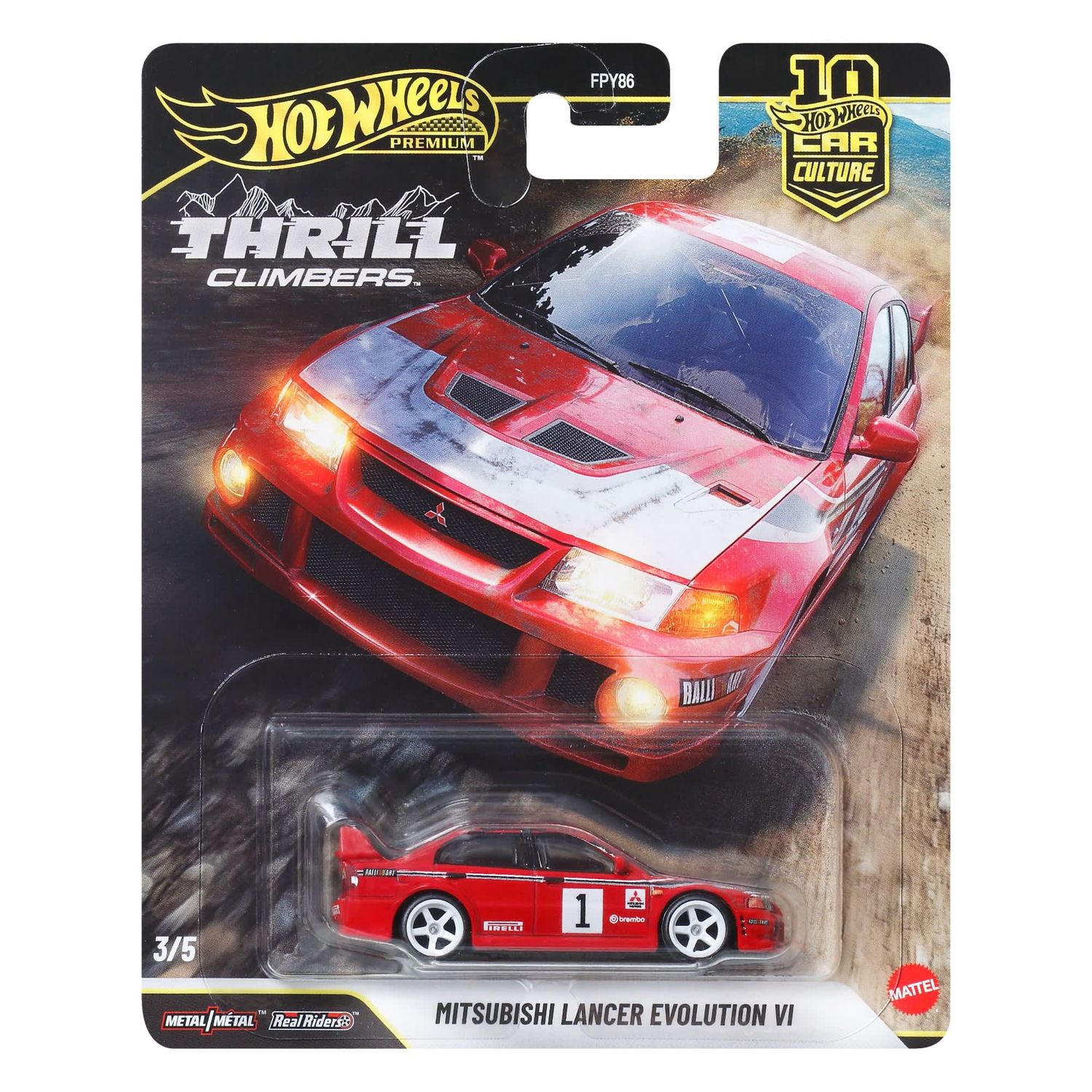 1:64 Hot Wheels Premium Mitsubishi Lancer Evolution VI