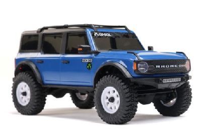 1/30 SCX30 Ford Bronco Brushed 4x4 RTR (B&amp;C Incl) - Blue