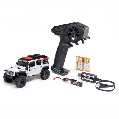 1/30 SCX30 Jeep Wrangler JLU Brushed 4x4 RTR B&amp;C Incl WHT