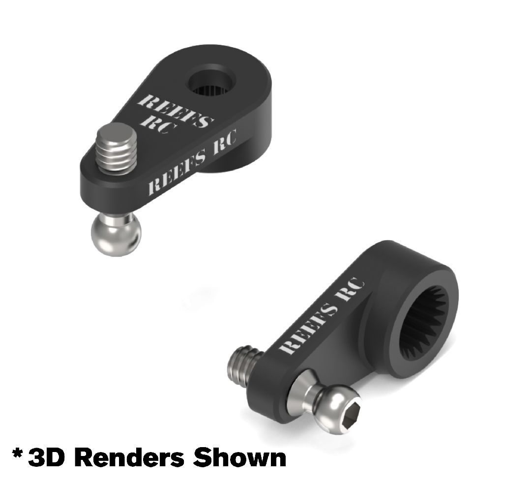 SX30 Aluminum Servo Arm &amp; Ball Stud (SCX30)