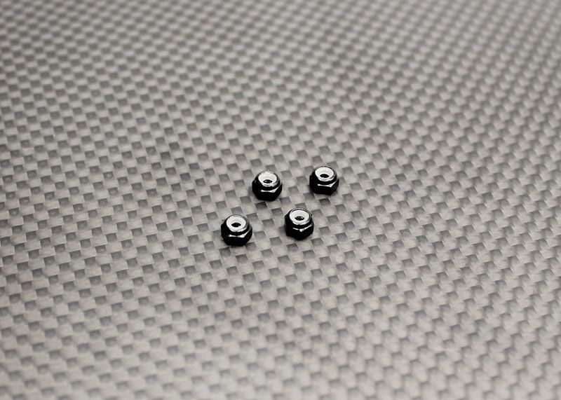 Aluminum Wheel Nuts (Black) - 4pcs