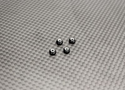 Aluminum Wheel Nuts (Black) - 4pcs