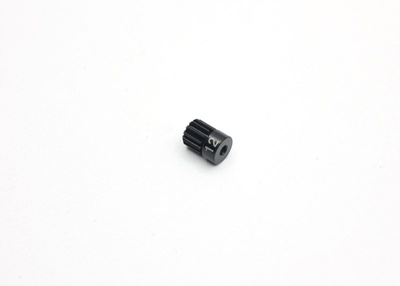 Hardcoated 7075 T6 Aluminum 64 Pitch Spec Pinion - 12T