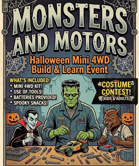 Monsters &amp; Motors: Halloween Mini 4WD Workshop