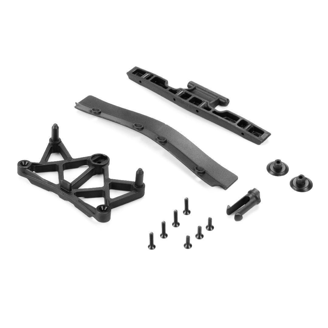 Clipless Body Mount &amp; Spoiler Body Monte Carlo: GROM