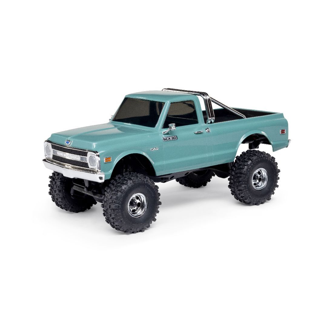 1/30 SCX30 Chevrolet K10 Brushed 4x4 RTR (B&amp;C Incl) - Green