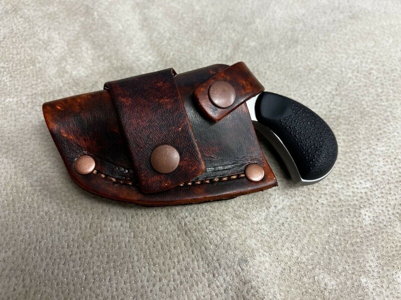 "Rustic" Series Driving / Cross Draw Holster for NAA "Mini" and "Magnum"