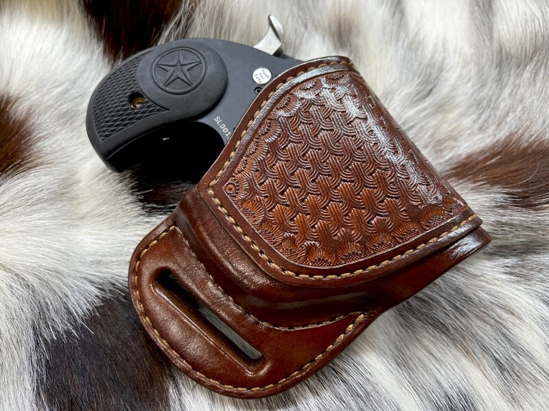 Hand Tooled Avenger Holster for Bond Arms Stinger