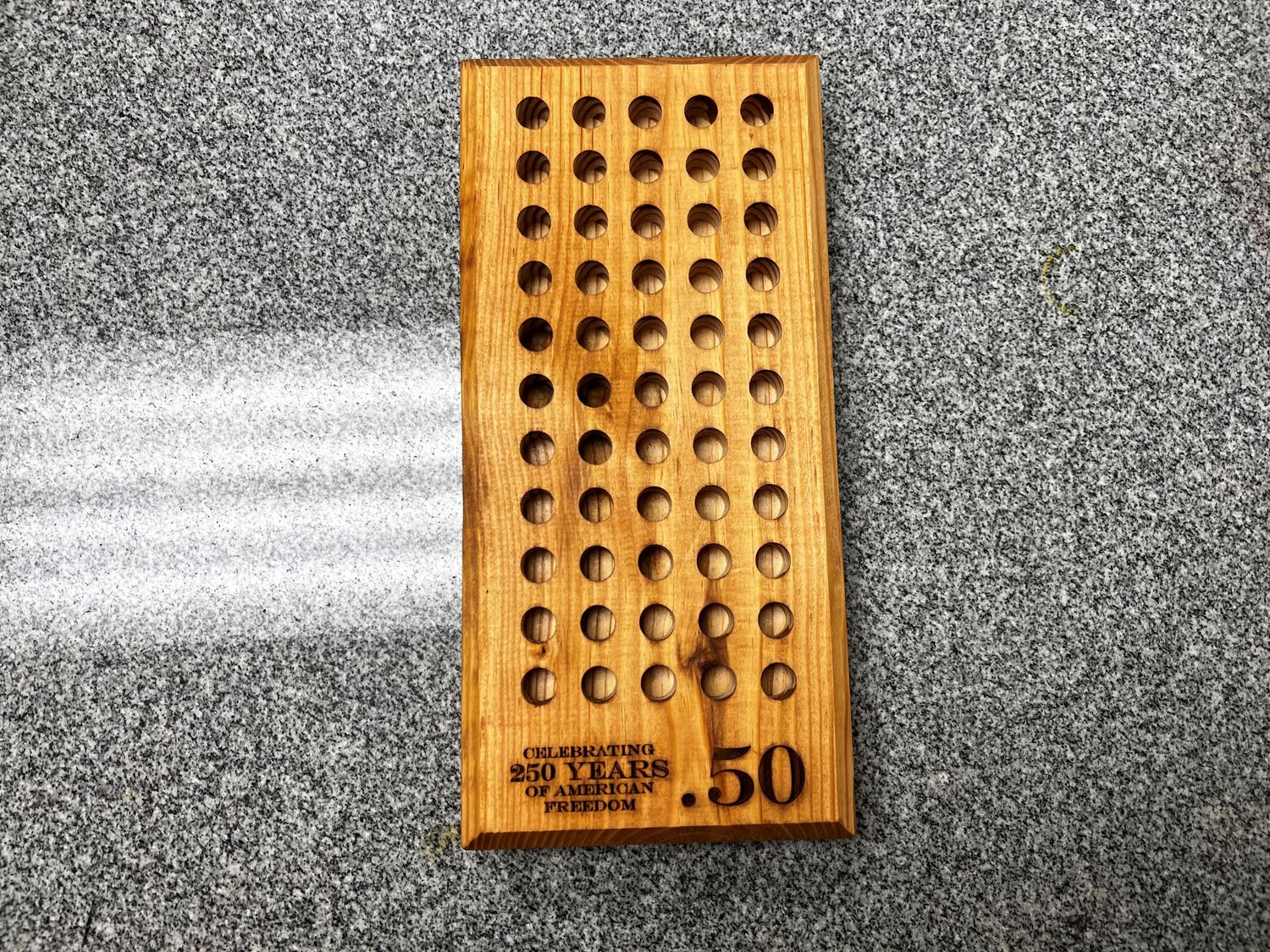 .50 Diameter Wood Reloading Block .50 Diameter Wood Reloading Block