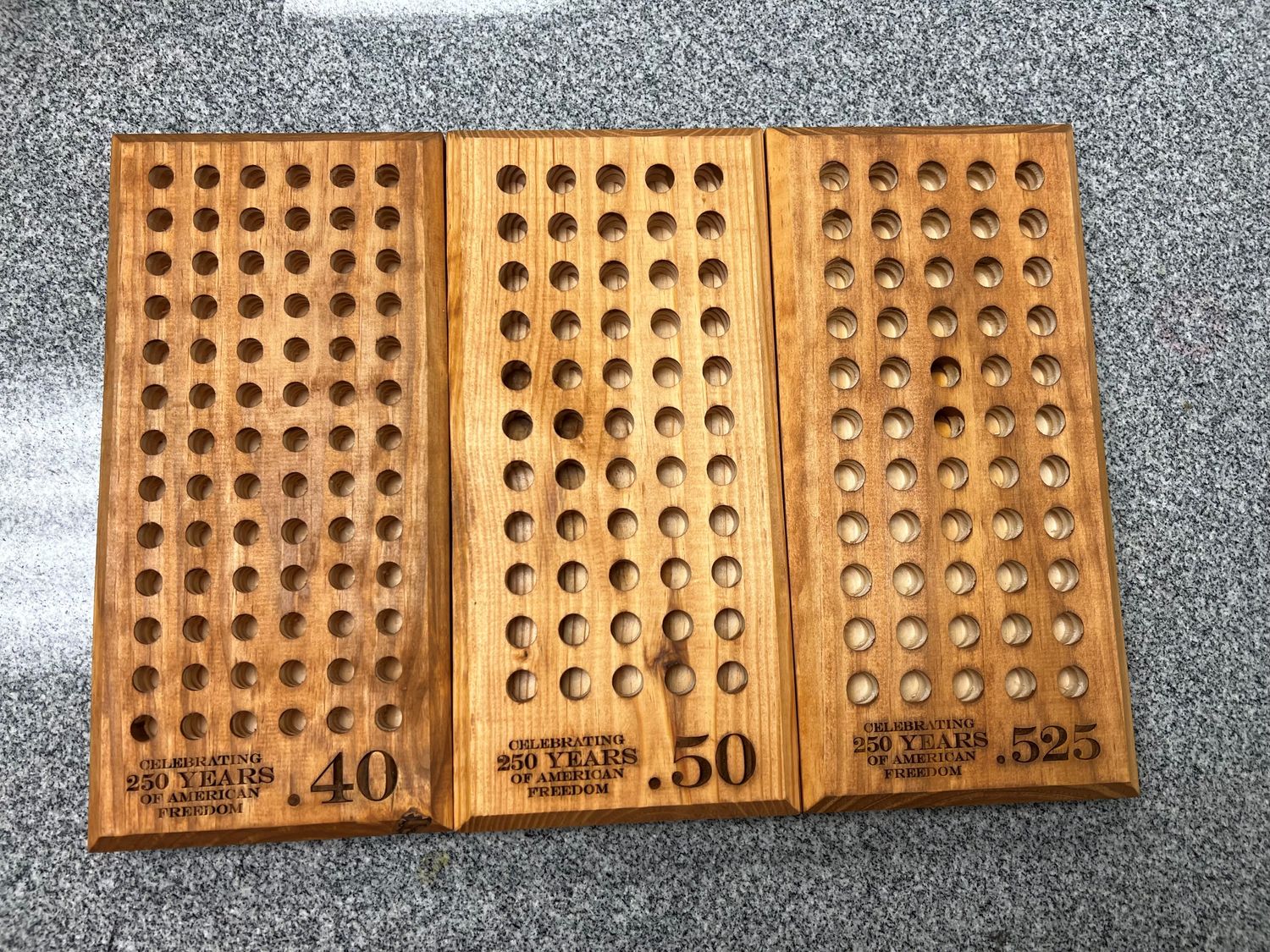Wood Reloading Block Set Wood Reloading Block Set