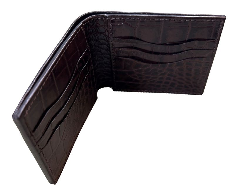 Alligator Embossed Bifold Wallet