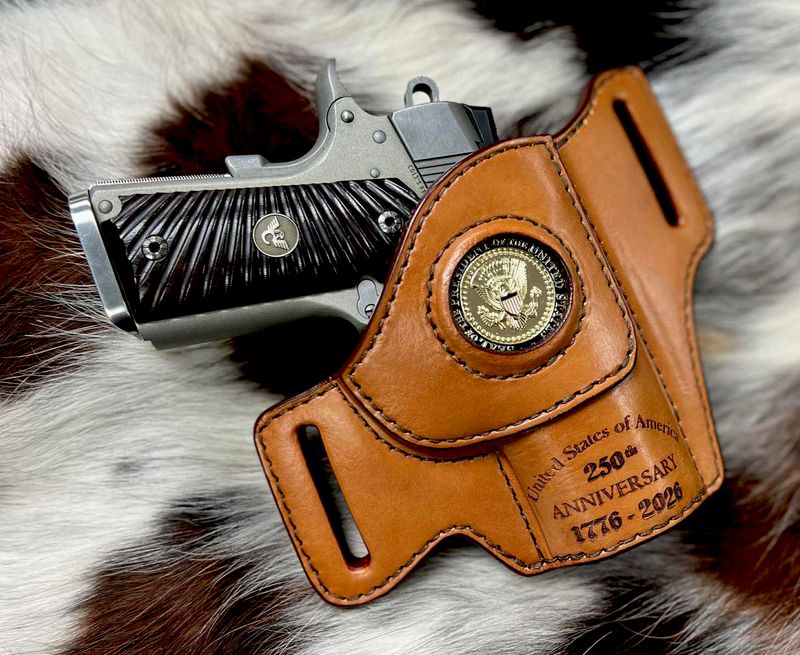 1911 4"-4.25" Presidential Seal Holster