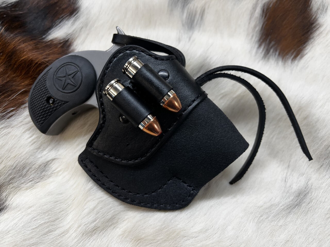 3 3"-3.5" Clip and Ammo Loop Holster for Bond Arms Derringers