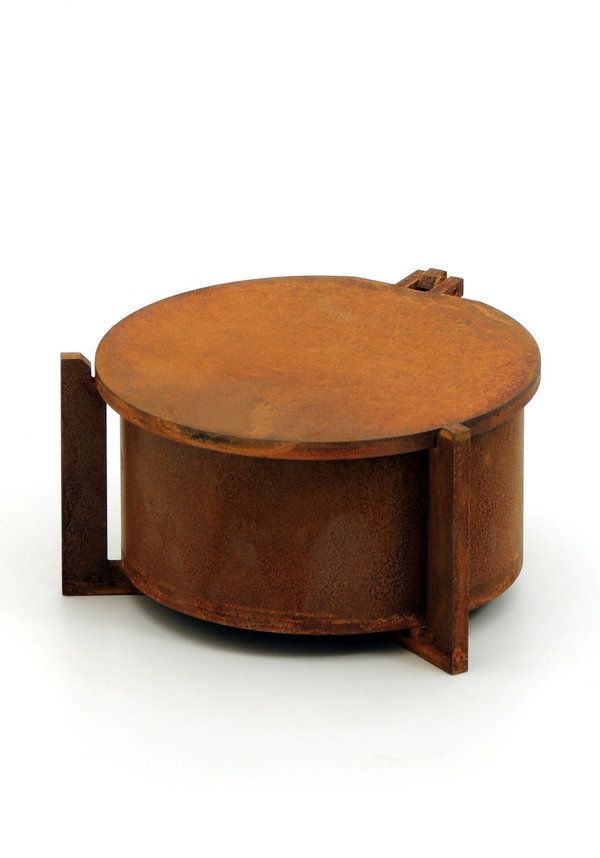 Weihwasserkessel "TERNO" aus Cortenstahl