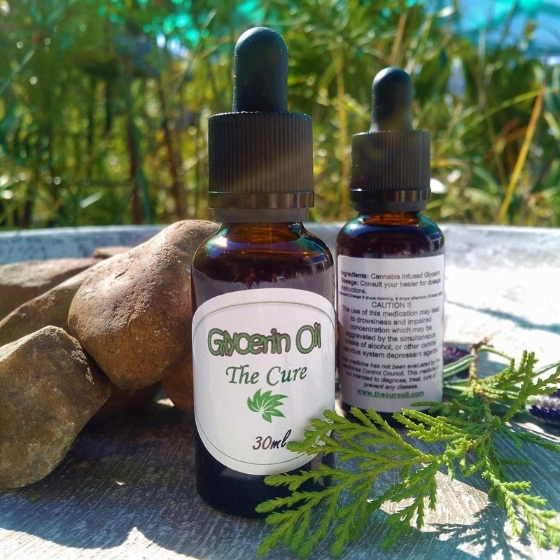 Cannabis &quot;THC and CBD&quot; Infused Oil - (Glycerin oil base - 30ml)