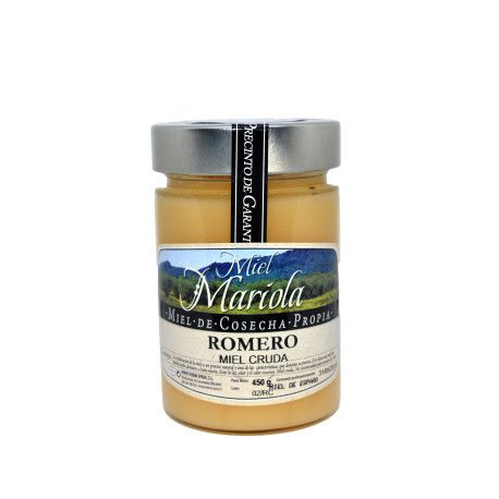 Miel cruda de romero 450 gr
