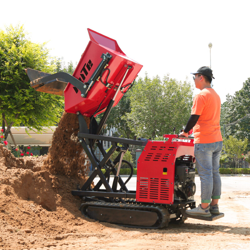 Factory Customization HIGH Quality 500KG Mini Track Dumper Mini Crawler Dumper HYDRAULIC DRIVING Mini Truck Dumper EPA/EURO5