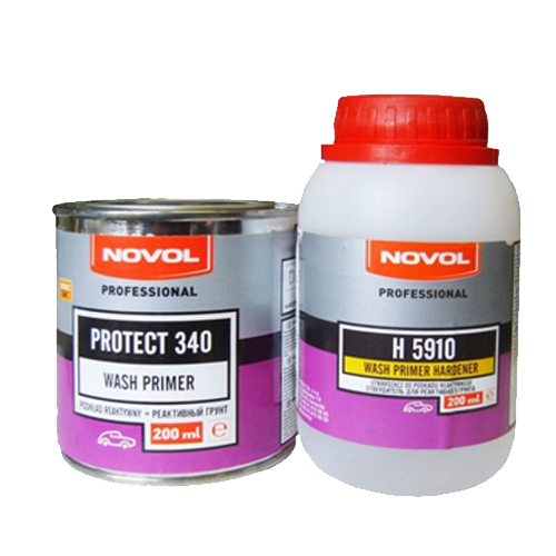 Грунт NOVOL PROTECT 340 реактивный антикоррозионный 1+1 0,2л.+0,2л. отвердитель