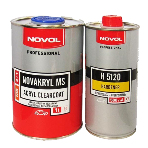 Лак Novol NOVAKRYL MS 1л.+0,5л. отвердитель (H5120)