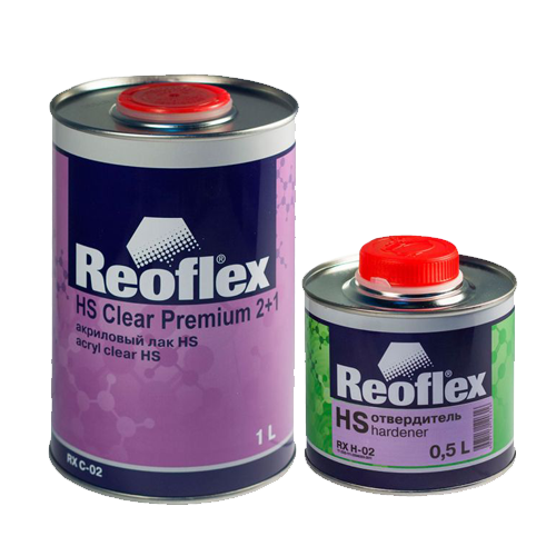Лак Reoflex HS 2+1 1л.+0,5л. отвердитель комплект
