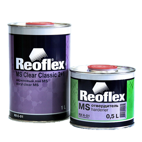 Лак Reoflex MS 2+1 1л.+0,5л. отвердитель комплект