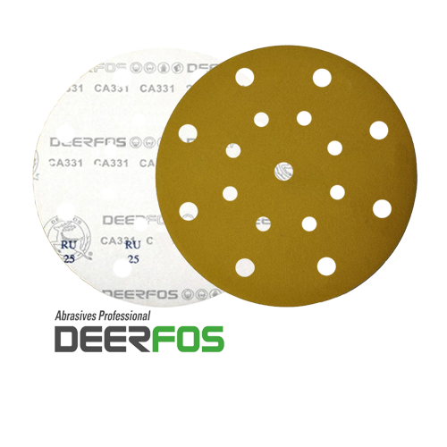 Абразивные круги Deerfos Gold CA331 P320 17 отверстий 150мм
