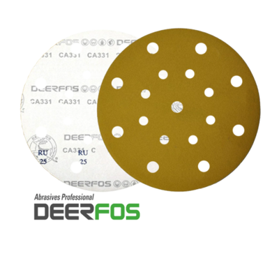 Абразивные круги Deerfos Gold CA331 P80 17 отверстий 150мм