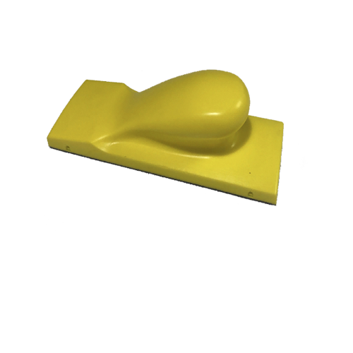 Шлифок GP желтый 70мм. x 200мм. (средний) пластиковый без пылеотвода