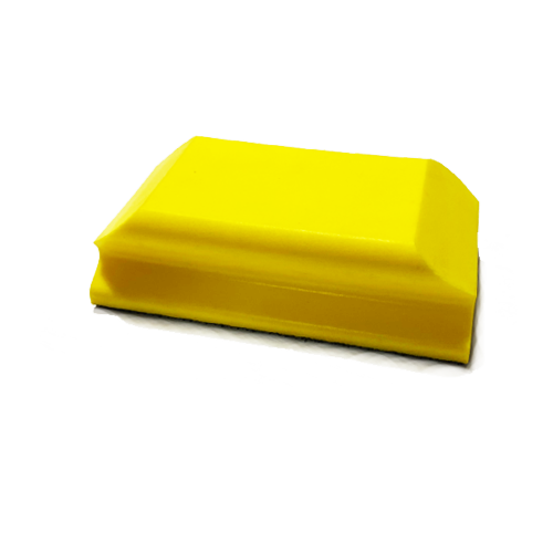 Шлифок GP желтый 66мм. x 120мм. пенополиуретановый мягкий без пылеотвода