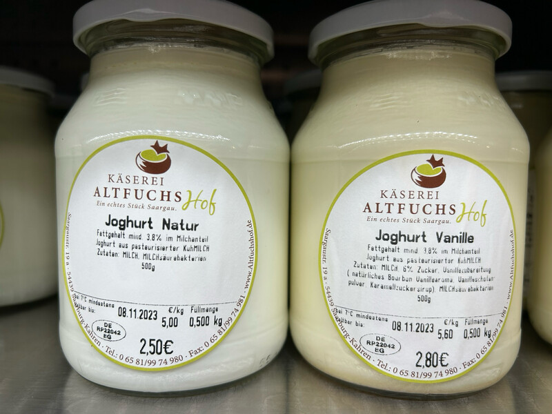 Joghurt vom Altfuchshof