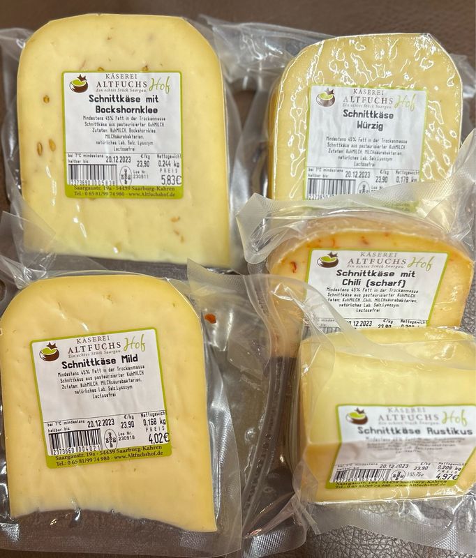 Schnittkäse vom Altfuchshof