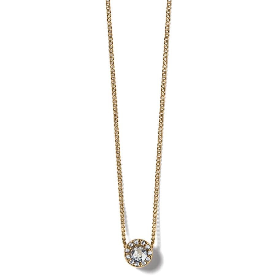 Illumina Solitaire Necklace, Material: Gold