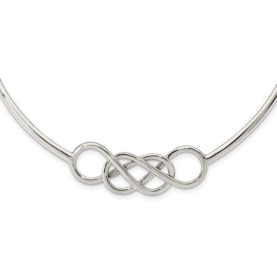 Sterling Silver Knot Neck Collar