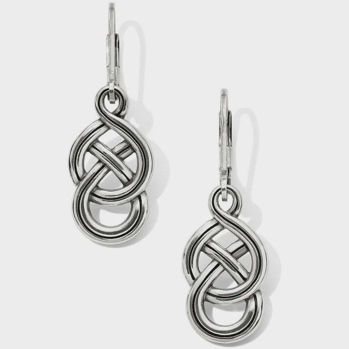 Interlok Braid Petite Leverback Earrings-JA6230